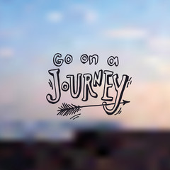 Hand drawn trawel lettering.