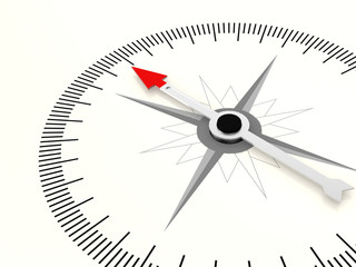Red compass isolated © tang90246