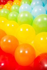 Multi Coloured Balloons Backdrop