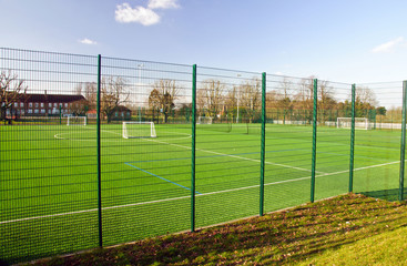 Astroturf sports facility
