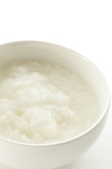 homemade rice porridge
