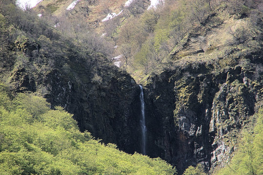 Die Cascade de la Biche im Vall&egrave;e de Chaudefour, Vulkanauvergne