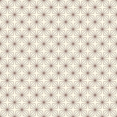 Outline seamless pattern with stylized repeating stars. Simple geometric ornament. Modern stylish texture.