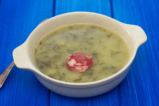 traditional portuguese soup caldo verde