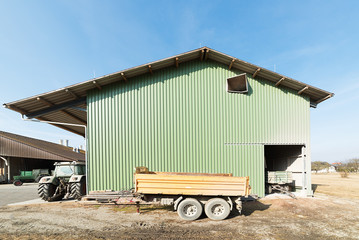 Lagerhalle eines Bauernhofs