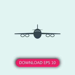 Plane icon vector