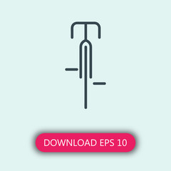 Bicycle icon vector