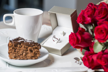 Diamond at breakfast