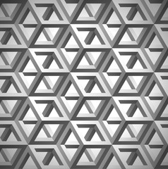 Volume graytexture, cubes, 3d geometric pattern grid, design vector background