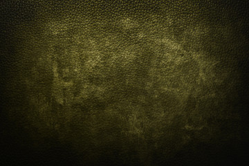 green leather background or texture
