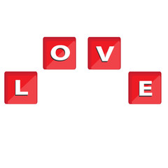 signs and symbols of love red web button