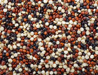 Quinoa seeds background