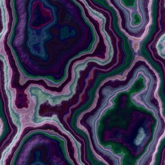 marble agate stony seamless pattern texture background - dark multi color - purple, green and blue