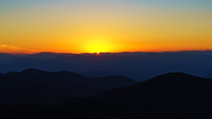 Sunset at Craggy