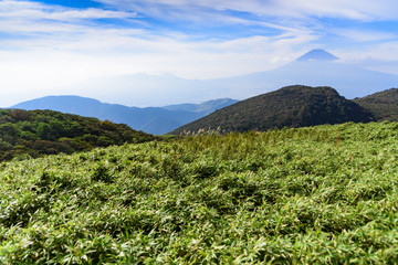 箱根駒ヶ岳山頂　眺望　富士山