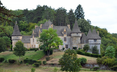 Fototapeta na wymiar Chateau de la grande Filolie, Dordogne France