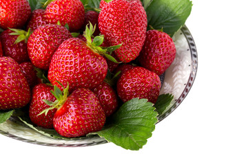 red ripe strawberries