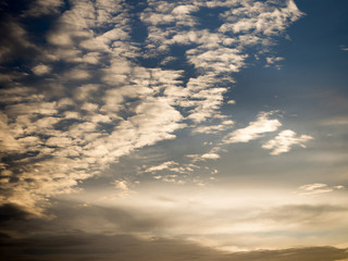 Obraz premium Sunset sky background