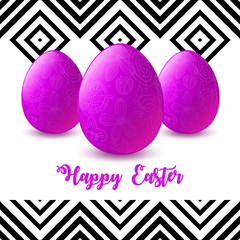 Happy Easter. Egg. Celebration. Vector illustration