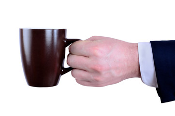 isolated business man