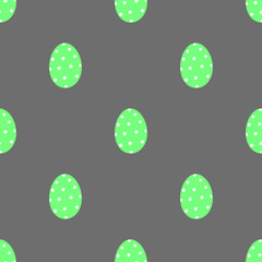 Easter eggs decorative elements in vector for coloring book. Colorful decorative seamless pattern