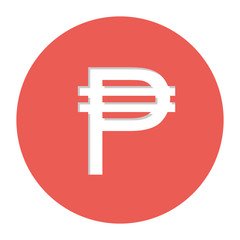 pesos currency symbol icon image, vector illustration