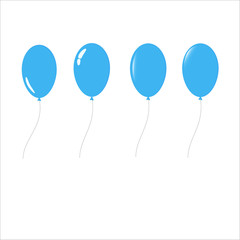 Set of design elements balloons.