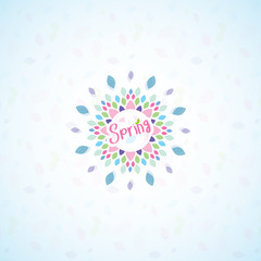 Spring Flower logo.