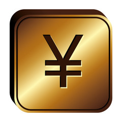 yen currency symbol icon image, vector illustration