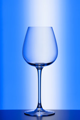 wineglass on colorful background