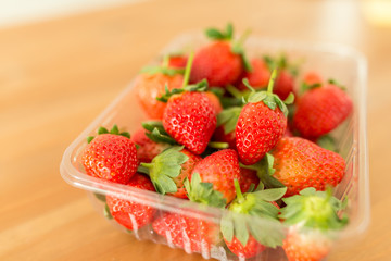 Strawberry in a box