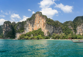 Tonsai Beach at Railay near Ao Nang ,Krabi Thailand.