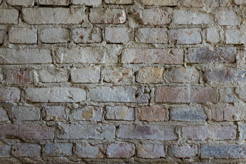 The old and vintage brick wall in a room