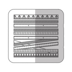 barrier tape ribbon icon image, vector illustration design