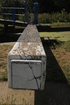 Lock Gate On River Chelmer