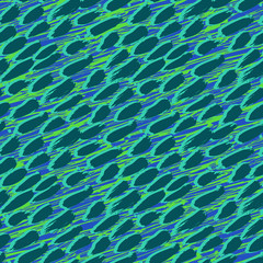 Animal pattern inspired by tropical fish skin