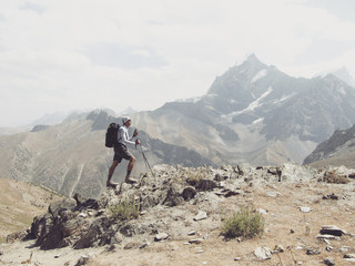 Fototapeta premium Summer hiking.