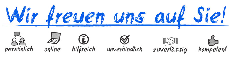 Wir freuen uns auf Sie!