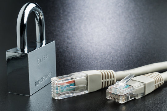 Network security concept and secure connection to Internet