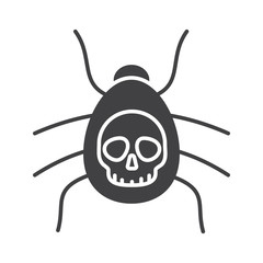 Poisonous spider icon