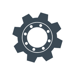 Gear industrial piece icon vector illustration graphic design