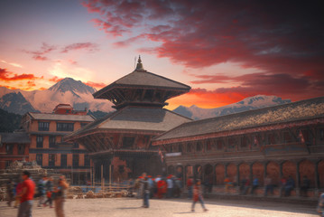  Durbar Square in Bhaktapur - obrazy, fototapety, plakaty