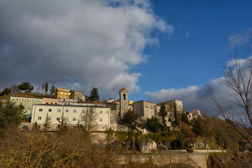 San Angelo in small caves town in Molise, Italy