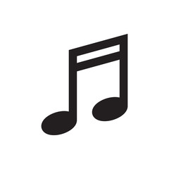 music note icon illustration