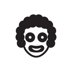 clown icon illustration