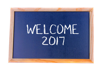 Obraz premium School supplies on chalkboard