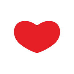 Heart and love icon vector illustration graphic design