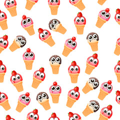 illustration of ice cream