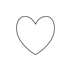 Heart and love icon vector illustration graphic design