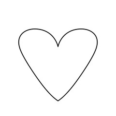 Heart and love icon vector illustration graphic design